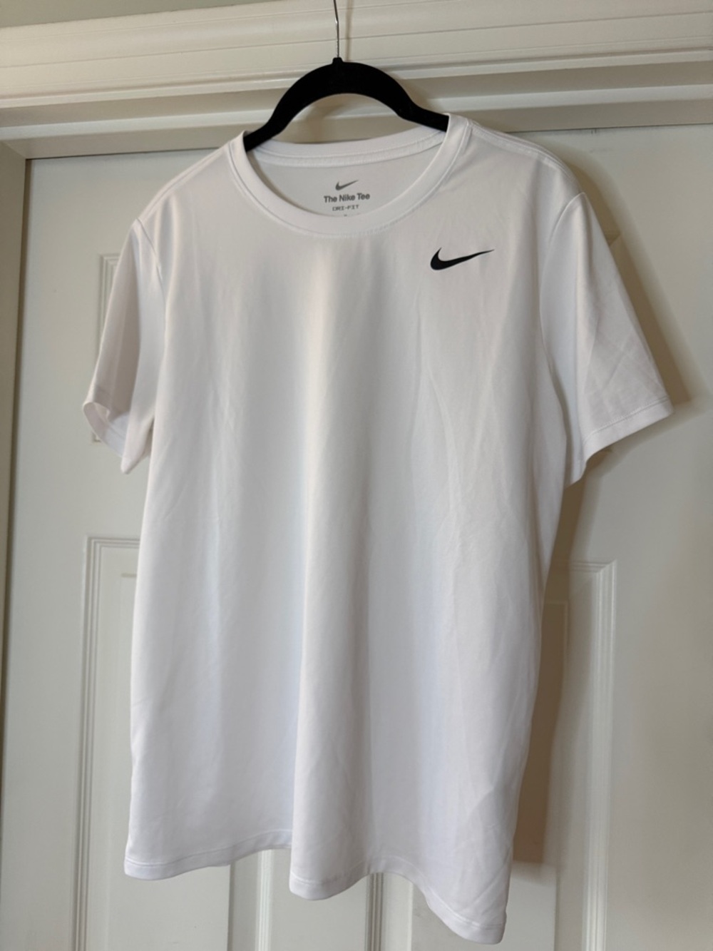 Nike Men’s Dri-FIT White Short-Sleeve Tee